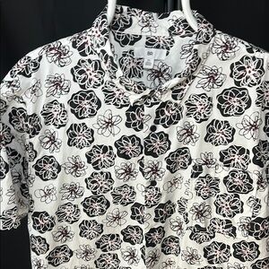 Nordstrom men’s BP private label Floral Black and White Men's Shirt